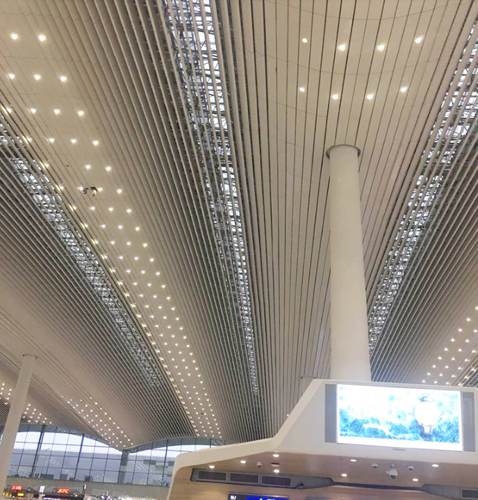 高鐵站G型鋁條扣案例 高鐵站G型鋁條扣案例